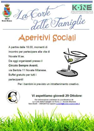aperitivi sociali ottobre 2015